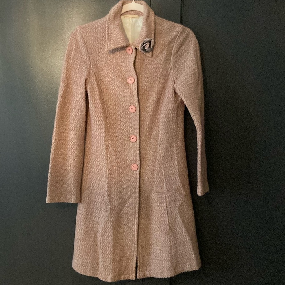 Forever 21 Pink Coat (Size L)